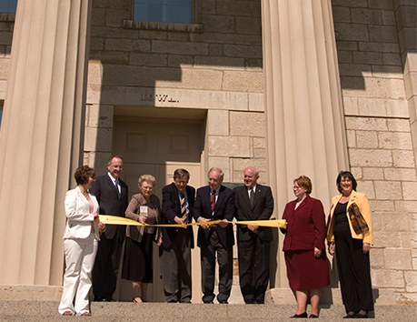 reopen ceremony after fire